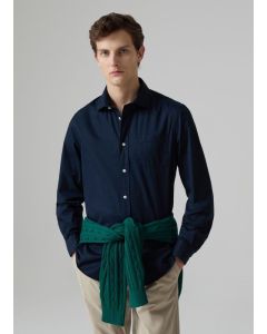 Chemise en coton avec poche