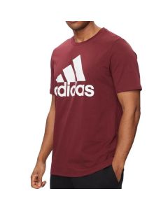 T-shirt Bordeaux Homme Adidas  IS1301