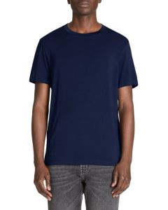 T-shirt straight col rond en tencel stretch