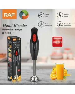 RAF - Mixeur Plongeant avec 2 vitesses RAF/R.325W/300W - Noir