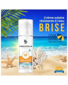 écran solaire imperméable et hydratant avec SPF50+ pour peau sensible, 50 ml Invisible