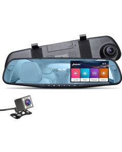 Upgrade] Portable 4K Dash Cam avec 1080P Caméra de recul, sans Fil