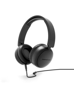 Energy Sistem Soundspire - Casque (Plastique 100 % recyclé, Câble amovible, Microphone, Assistant vocal) – Noir