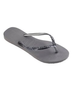 HAVAIANAS SLIM GLITTER II Gris : 35/36