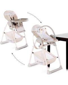 Kikkaboo Chaise haute Multi 3 en 1, Chaise d'enfant, Table, Pieds en bois  [Vert] sur marjanemall aux meilleurs prix au Maroc