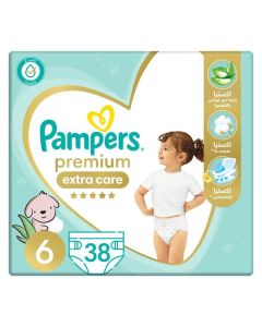 Pampers Premium Care Couches Bébé Taille 4 (9-18kg) - 52 unités 