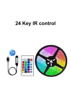 Bande lumineuse Led Bluetooth 5050 RGB, 5M, 5V, USB, rétro-éclairage TV, décoration de salle, ruban Flexible à Diode Application