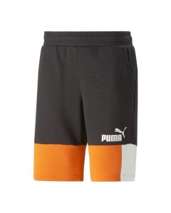 Short Noir/Orange Homme Puma Ess Block