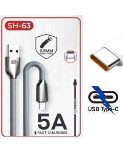 Cable de chargeur Micro USB Type V8 de charge rapid 5A 1000mm compatible  avec les smartphone