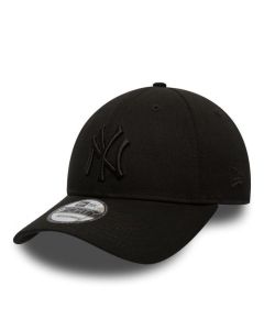 Casquette - NEW ERA - NEW YORK YANKEES BLACK ON BLACK 9 FORTY - 100% coton - Noir - Strapback