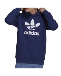 Adidas Sweat à Capuche pour Homme Adicolor Classics Trefoil Bleu H06664