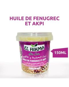 Beurre de Fenugrec & Akpi Huile Concentrée BIO 100% Pur 150ml Fenugreek &  Akpi