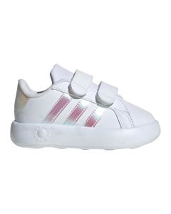 Baskets - Adidas - Grand Court 2.0 - Fermeture par scratch - Empeigne en cuir synthétique - Semelle EVA
