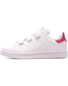 Stan Smith Baskets Blanc/Rose Fille Adidas