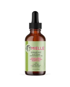 Mielle Huile Fortifiante Pour Cuir chevelu & Cheveux, Romarin à la Menthe - Made in Usa
