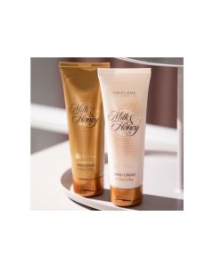Crème et Gommage lissant pour les main milk and honey gold