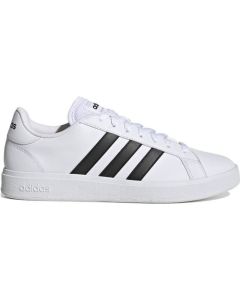 Chaussures Homme Adidas Grand Court Base 2.0 - Blanc - Synthétique - Lacets