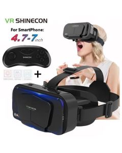 Lunettes VR - G10 - IMAX 3D - Écran géant - Compatible 4.7-7 pouces - Manette Gaming incluse