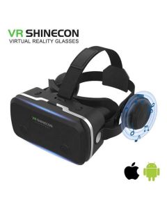 VR SHINECON Lunettes VR 3D Ultra Légères Effet d’Image Super 3D, Design Confortable et Respirant