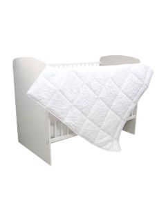 Couette Bébé Blanche Iberia (110x125 cm) - C+++ &  Antiallergique