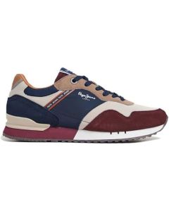 Baskets - PEPE JEANS - London Brand M - Cuir - Semelle EVA - Talon Plat