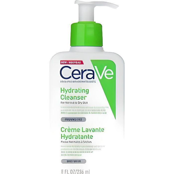 Cerave Crème Lavante Hydratante Visage Corps 236ml sur marjanemall