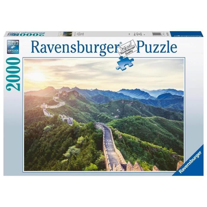 Puzzle 2000 pièces La Grande Muraille de Chine - Evasion - Adultes, Enfants  dès 14 ans - 17114 - Ravensburger