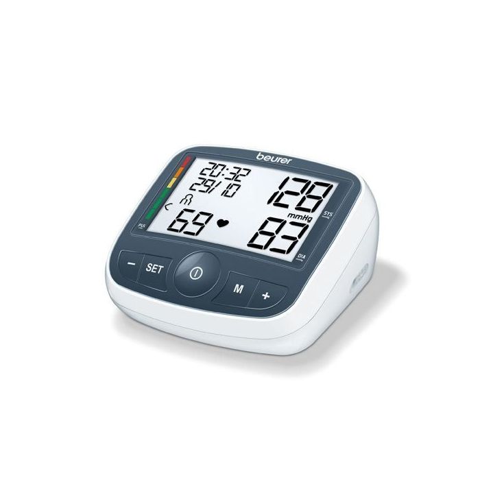 Tensiomètre Bras Électronique , Détection Automatique d'Hypertension,  Arythmie Cardiaque, Pouls, Grand écran LCD