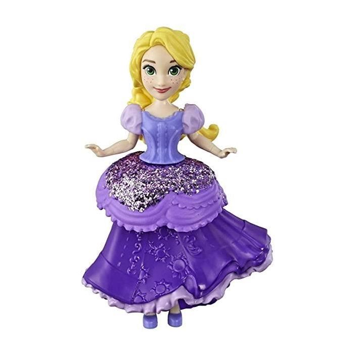 Disney Princesses – Poupee Princesse Disney Mini Poupee Royal Clips  Rapunzel - 8 cm