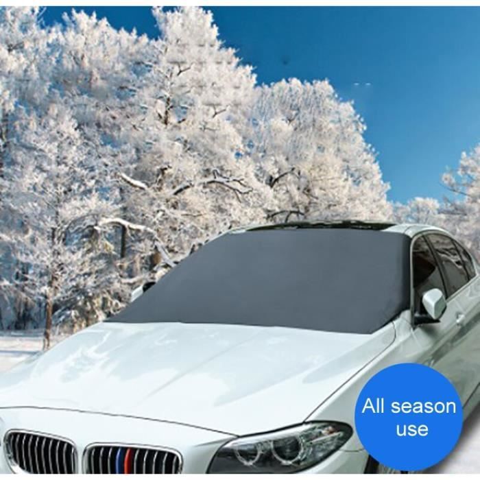 Couverture de neige magnétique de voiture pare-brise avant hiver