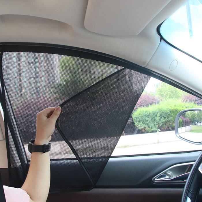 Rideau de fenêtre de voiture magnétique, Protection solaire, en maille,  pour fenêtre latérale de voiture, Protection UV, accessoires de pare-soleil