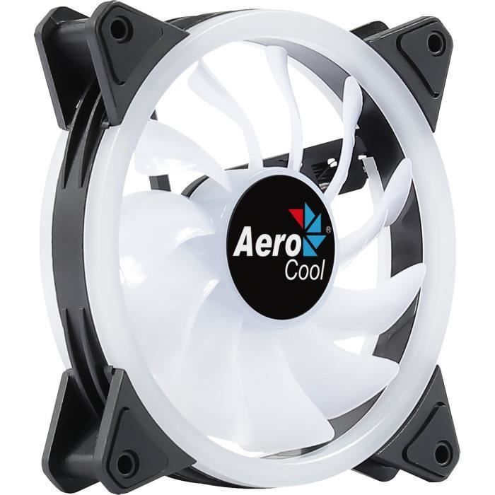 AEROCOOL Duo 12 ARGB - Ventilateur 120mm A-RGB pour boitier sur