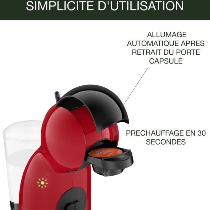 KRUPS Nescafé Dolce Gusto Machine à café + 48 dosettes, Cafetière