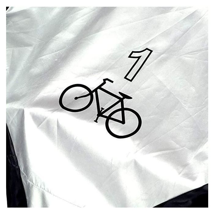 Housse de vélo adaptée aux vélos (25 pouces) d'une longueur d'environ 1,6  mètre, imperméable, anti-pluie, solaire, anti-poussière, coupe-vent,  adaptée