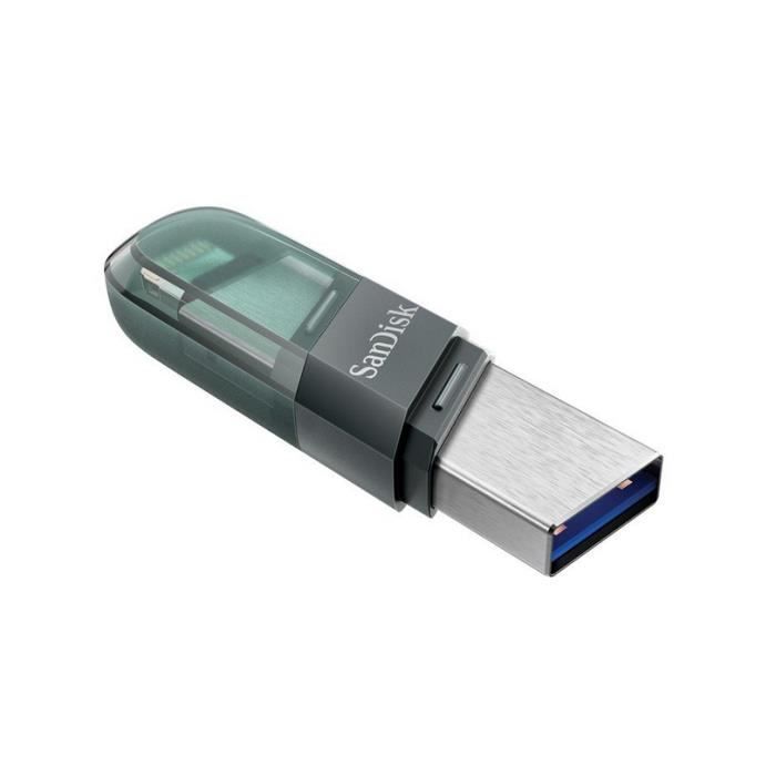 Clé USB Sandisk 128 Go iXpand Flash Drive Flip avec Port Apple Lightning et  Port USB