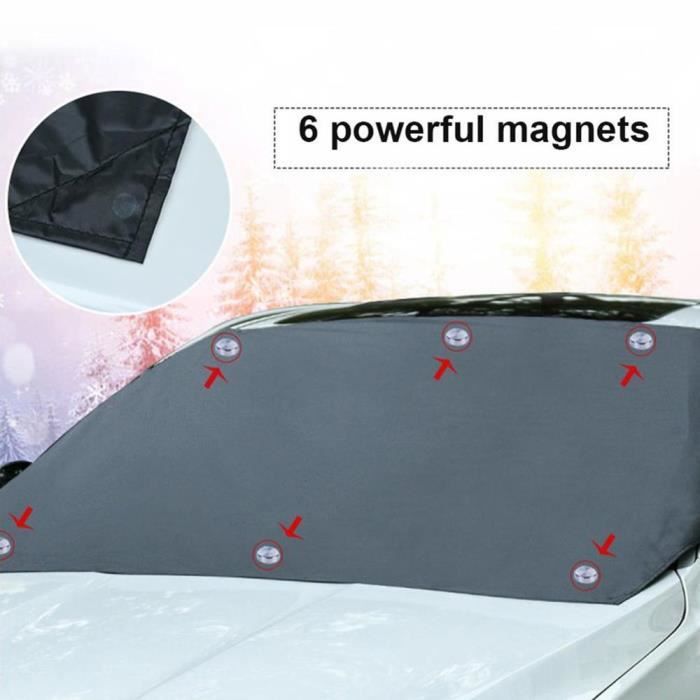  Housse de pare-brise de voiture - Fixation magnétique
