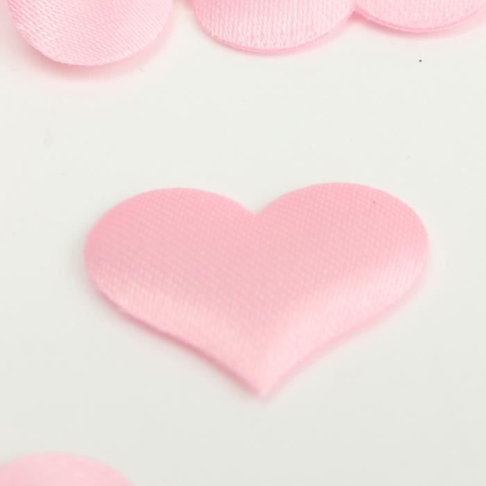 100 Cœur Confetti Pétales Fleur Décoration Fête Mariage Baptême Pétale 2  Tailles Pink(20mm)