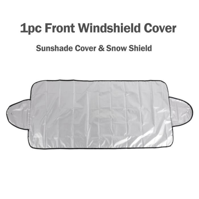 Partol-ensemble universel de housses pare-soleil pour vitre latérale de  voiture, protection pour pare-brise 1pc Front Windshield