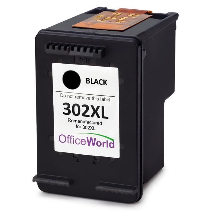Cartouche d'encre compatible couleur 302 XL pour imprimante HP Officejet  3830