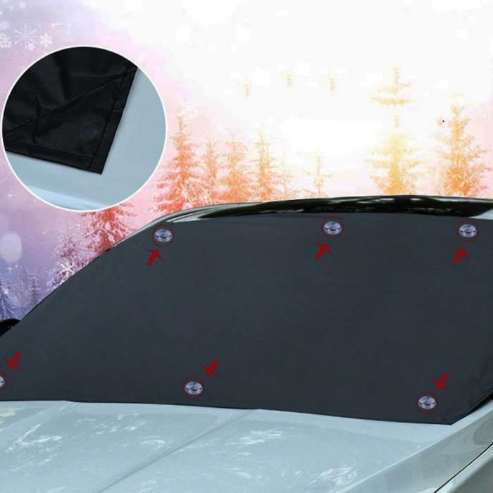 Pare-brise magnétique pour vitres de voiture, protection contre la neige et  le gel, pare-soleil