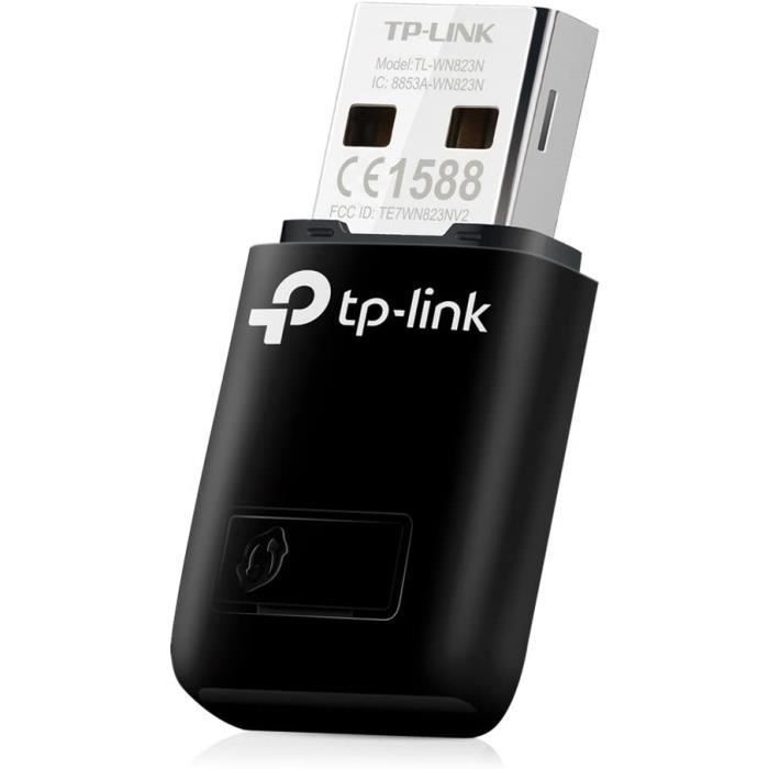 TP-Link Clé WiFi Puissante N300 Mbps, mini adaptateur USB wifi, dongle  wifi, Bouton WPS, compatible avec Windows 11/10/8.1/8/7/XP, Mac OS X