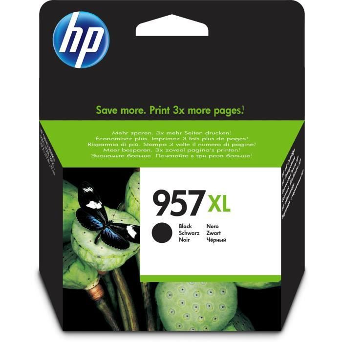 HP 957XL Cartouche d'encre noire grande capacité authentique (L0R40AE) pour  HP Officejet Pro 8210/8720/8730/8748 sur marjanemall aux meilleurs prix au  Maroc