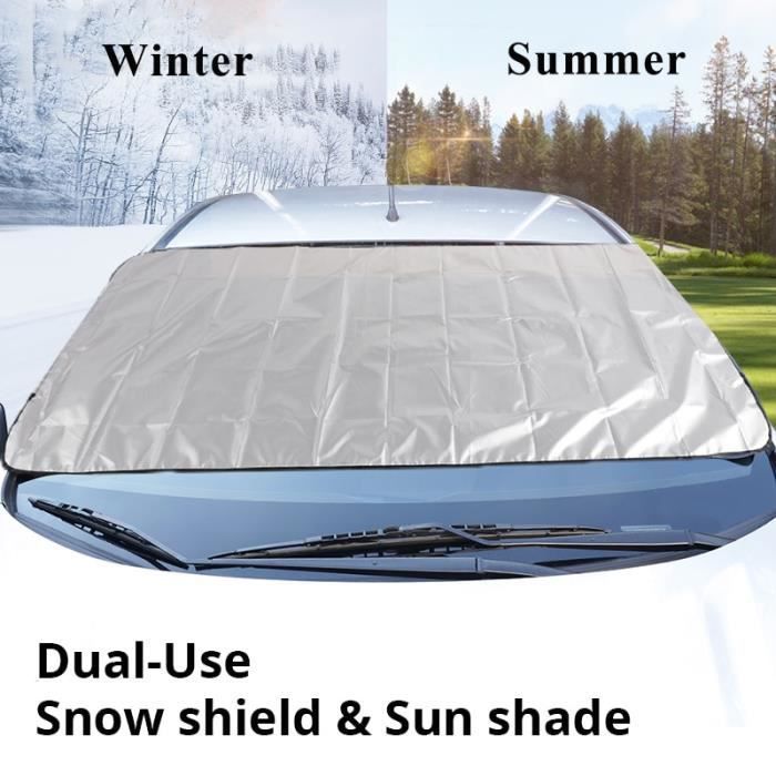 Pare-soleil pour pare-brise de voiture, 190x120 cm, neige et glace,  protection contre le soleil