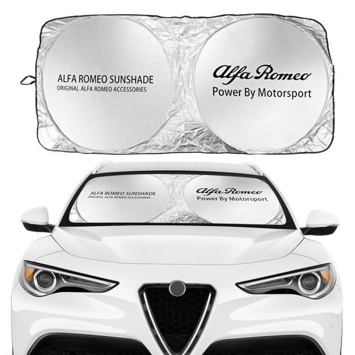 Pare-soleil de voiture avec réflecteur Anti UV, couverture de pare-brise  pour Alfa Romeo lettres