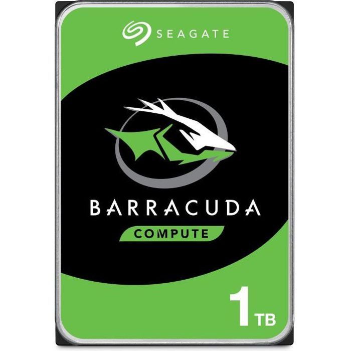 SEAGATE - Disque dur Interne - BarraCuda - 1To - 7 200 tr/min - 3.5 sur  marjanemall aux meilleurs prix au Maroc