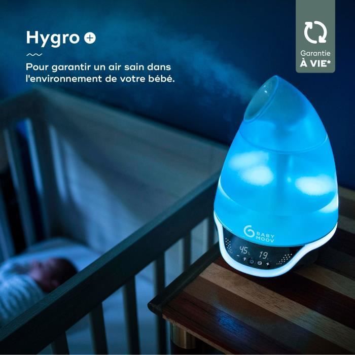 Babymoov Hygro(+) – Humidificateur d'air, 22h d'Autonomie, Silencieux,  Diffuseur Huiles Essentielles sur marjanemall aux meilleurs prix au Maroc