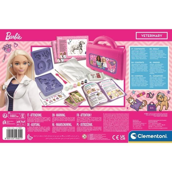 Barbie - Clementoni - Coffret de vétérinaire