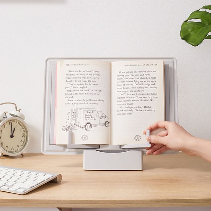 Tableau blanc magnétique avec Support de livre Portable