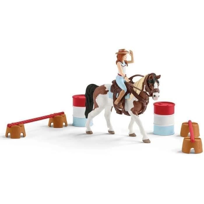 Kit d'équitation western d'Horse Club Hannah - SCHLEICH - Matériaux mixtes  - Multicolore - 5 ans et plus