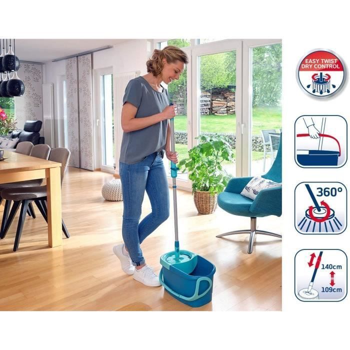 LEIFHEIT Clean Twist M Ergo 52120 Kit de nettoyage sol - Balai à